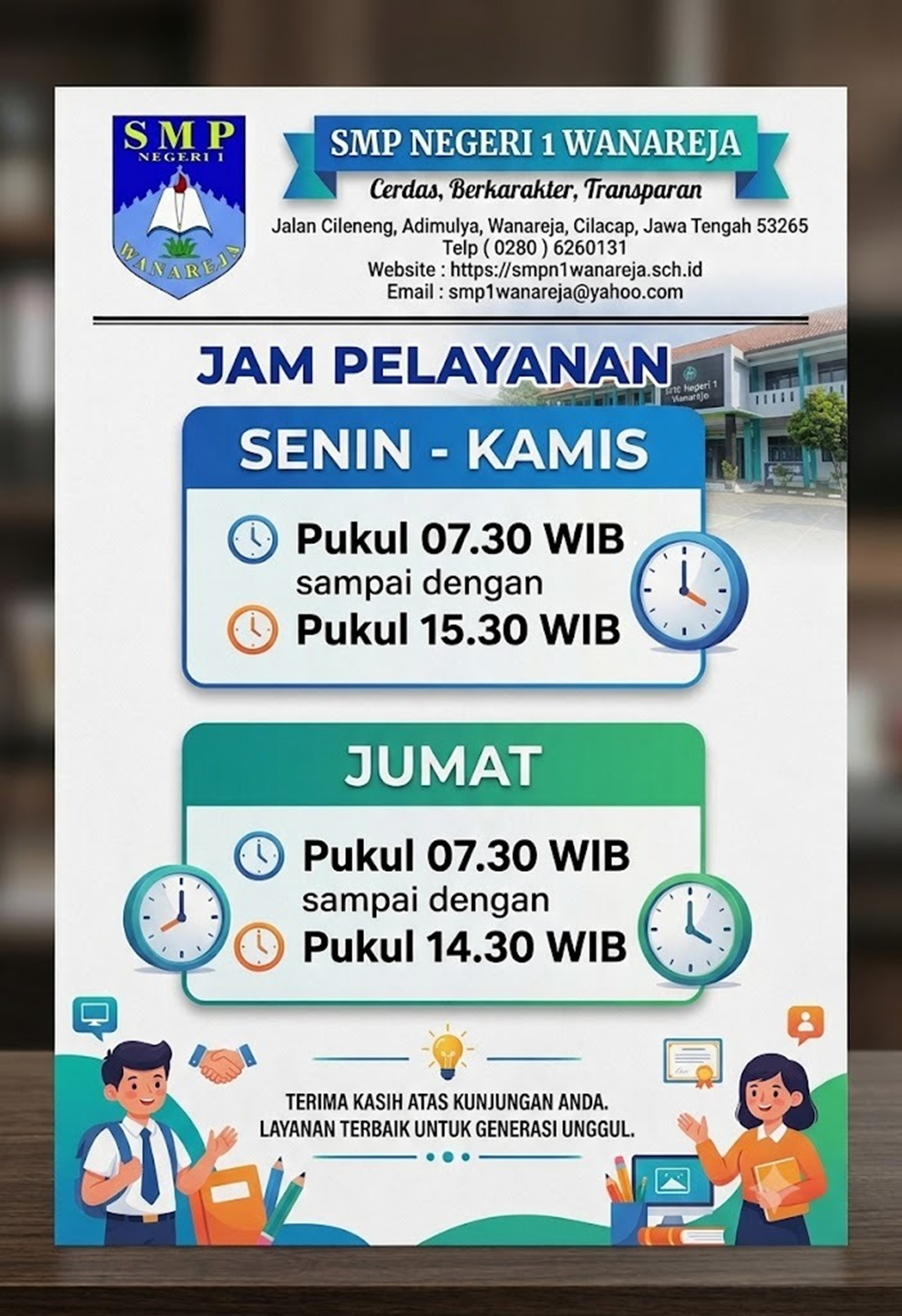 PELAYANAN SMP N 1 WANAREJA